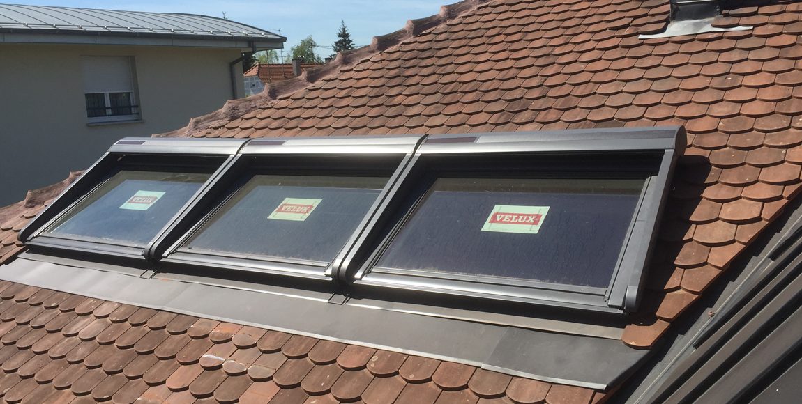 Pose de velux